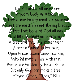 Earth Day Poem About Trees